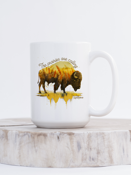 The Prairies Are Calling Coffee Mug | Saskatchewan Mug