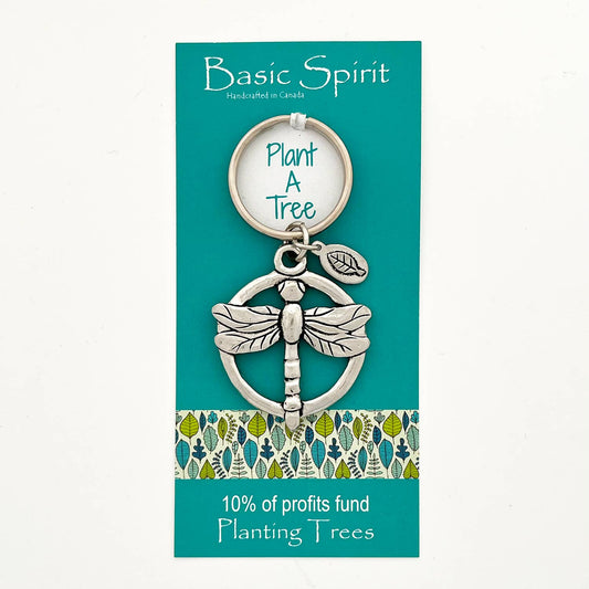 Bees Plant A Tree Keychain