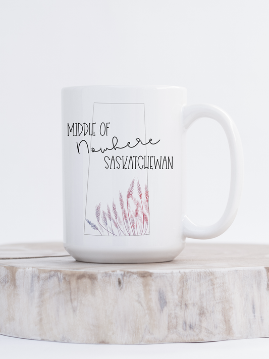 Middle Of Nowhere Coffee Mug | Saskatchewan Mug